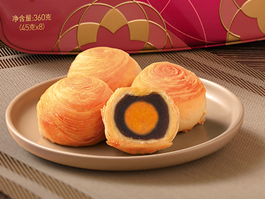 潮式迷你酥皮烏豆沙月餅